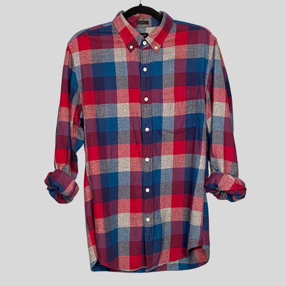 BUNDLE 2 J. Crew Men’s Medium Slim Fit Flannels - Picture 2 of 3